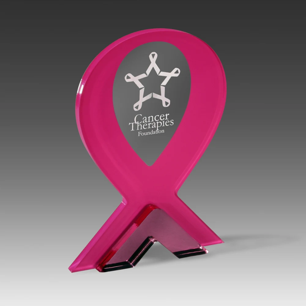 Pink Ribbon Awards (5-1/8"x7"x1-3/8") 1