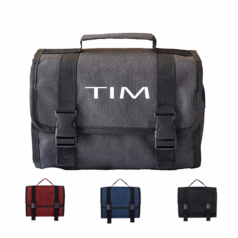 Polyester Flap-Over Messenger Bag