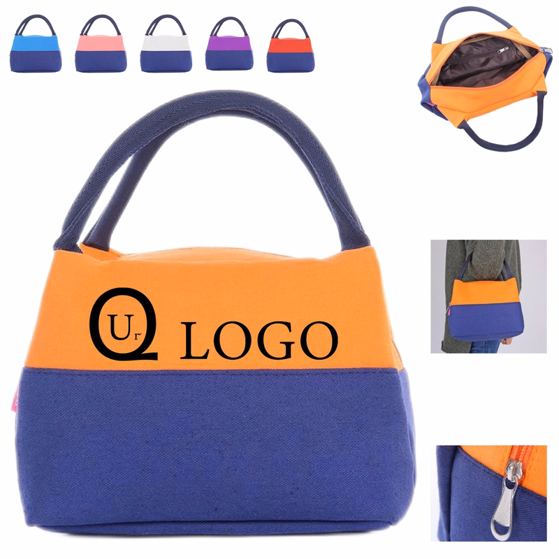 Thick Canvas Lunch Insulation Bag