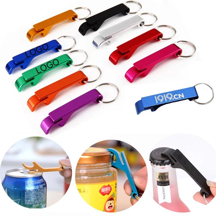 Deluxe aluminum can and bottle opener 1