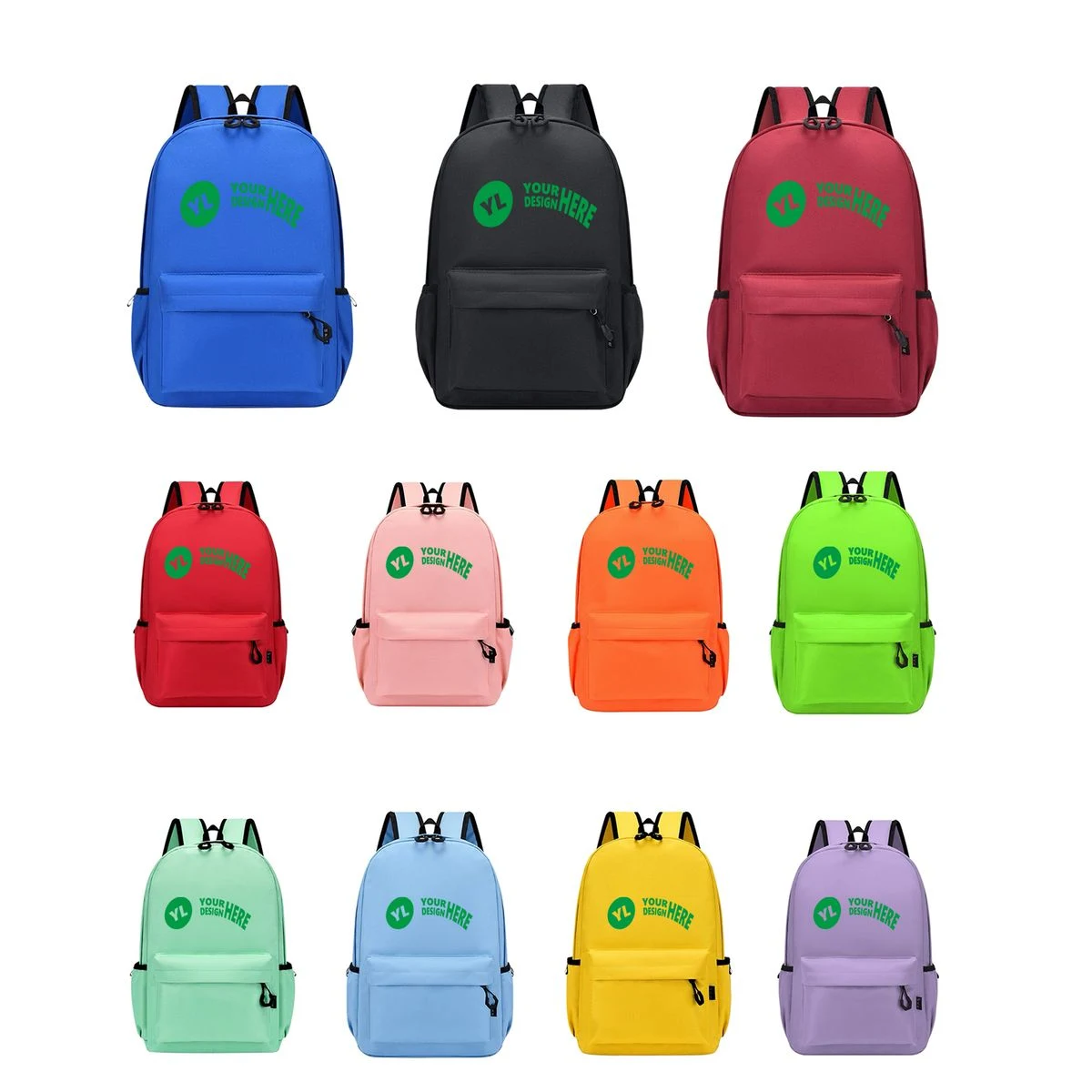 Classic Oxford Student Backpack with Front Pocket 1
