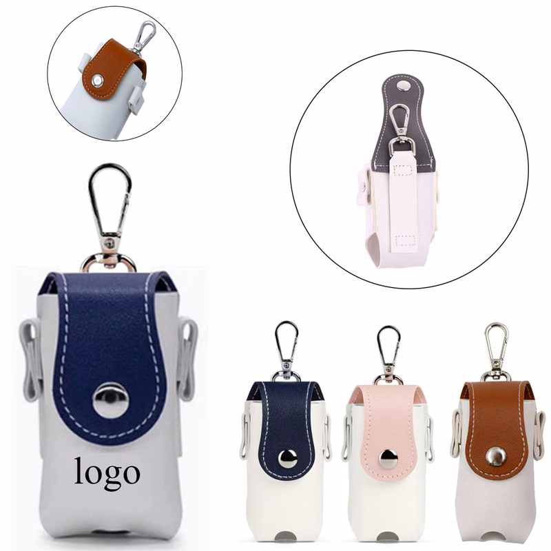 Durable PU Leather Golf Ball Pouch For On-Course Use