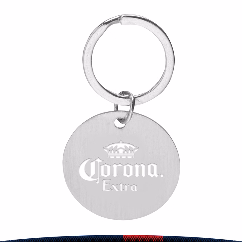 Exar Round Keychain