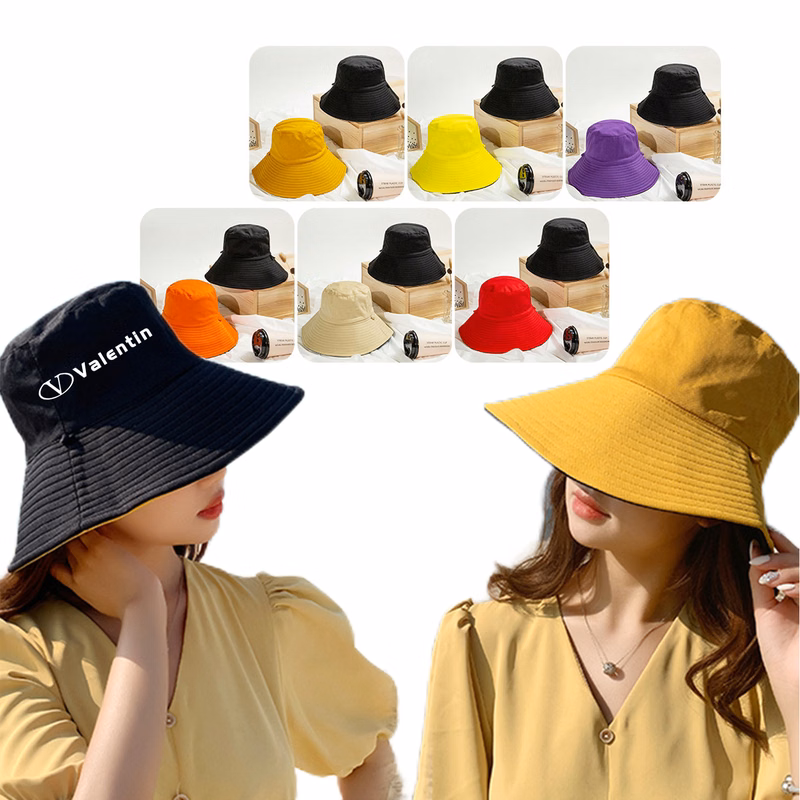 Women Double Sided Bucket Hat