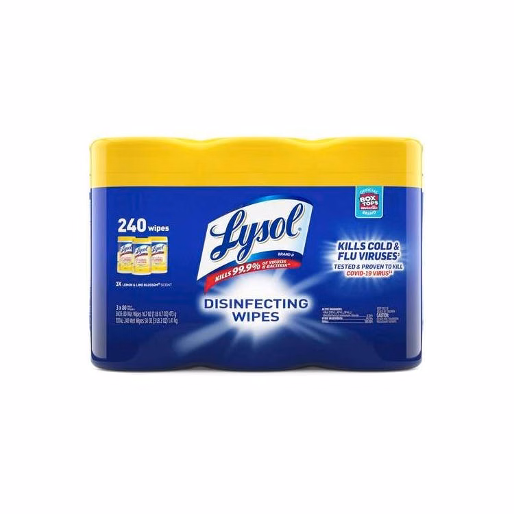 Lysol Disinfecting Wipes - 2 Pack Lemon/Lime
