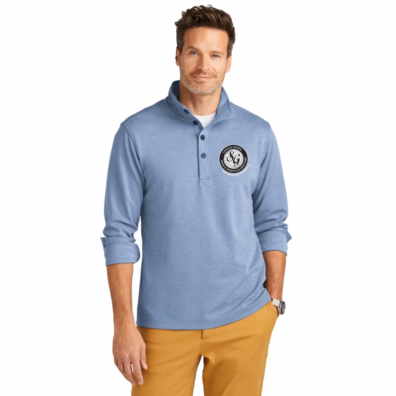 Brooks Brothers(R) Mid-Layer Stretch Half-Button