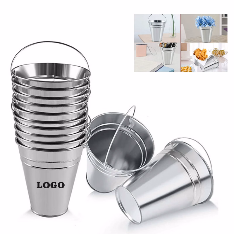 Mini Metal Buckets with Handles for Party Favors