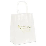 Amanda™ - Gloss Shopper - White - Foil Print 1