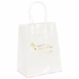 Amanda™ - Gloss Shopper - White - Foil Print