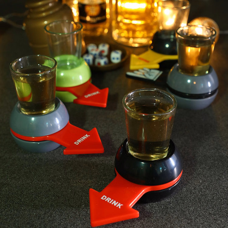 Shotting Fun Drinking Spin Shot Party Games Adults