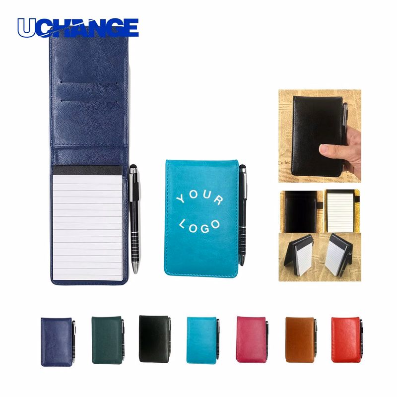 A7 Polyester Notebook Journal with Card Slot and Pen Holder