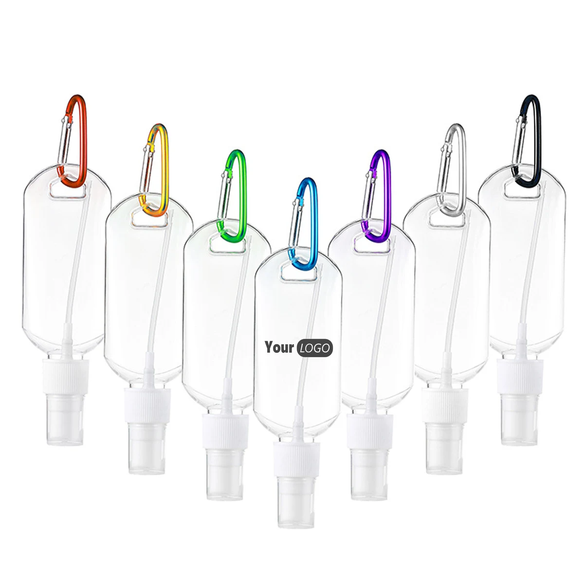 Plastic Portable Hand Sanitizer Bottle With Logo Customization For Easy Hygiene 1