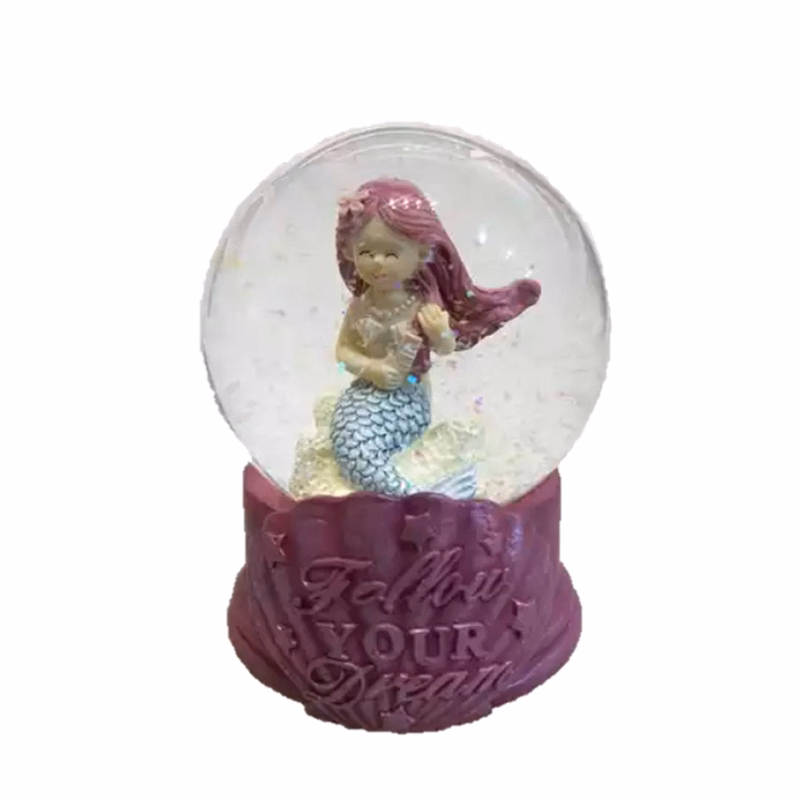 Custom Mermaid Snow Ball Globe