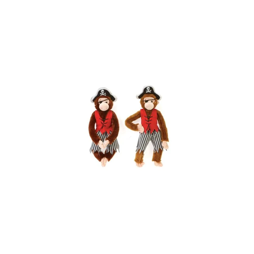 Monkey Pirate Plush Toys - 16" 2 Colors 1