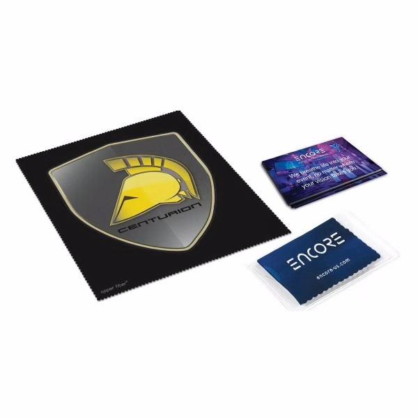 Large Ultra Opper Fiber Cloth In Vinyl Pouch (5"x 7") - Full-Color