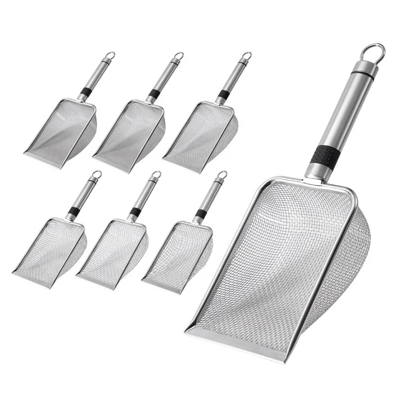 Stainless Steel Beach Cat Litter Shovel 1
