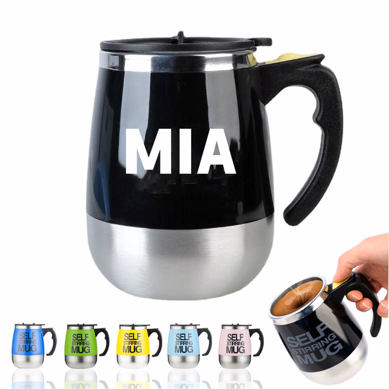 14Oz. Self Stirring Stainless Stell Travel Mug
