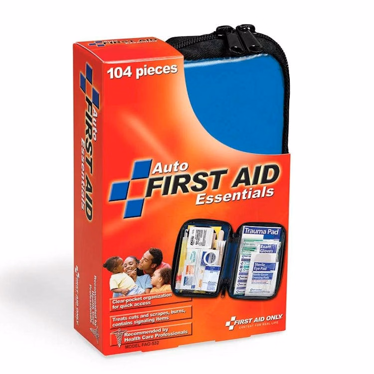 Vehicle First Aid Kit - 104 Piece