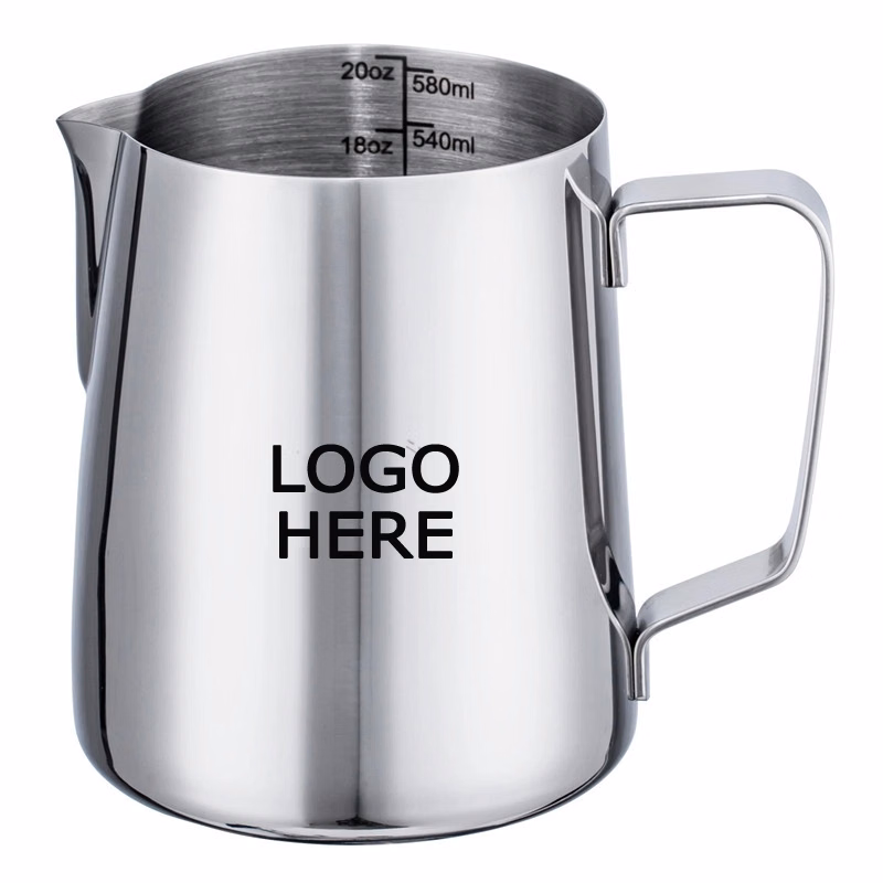 304 Stainless Steel Milk Frothing Cup with Handle