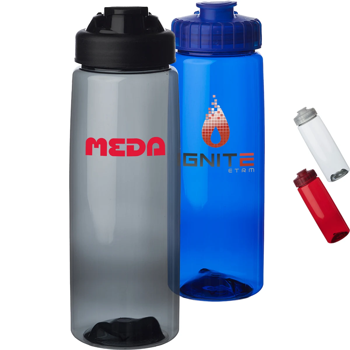 Wide Mouth Recycled Plastic Bottles 26 oz. 1