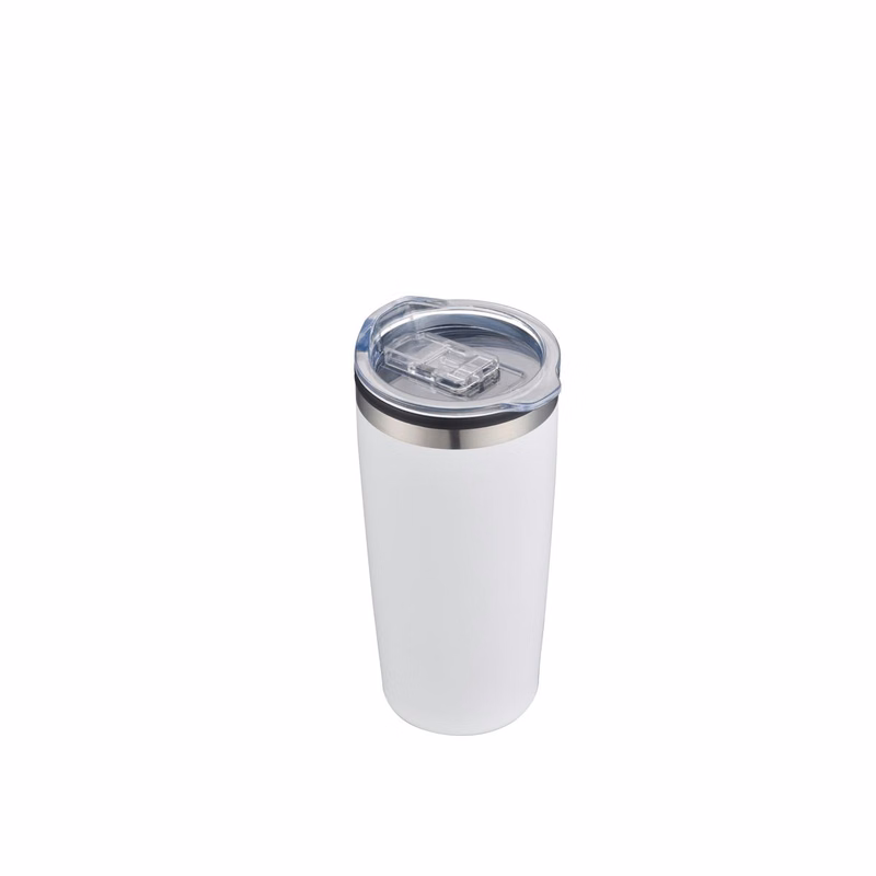 Endura 20 oz White Double Wall Tumbler