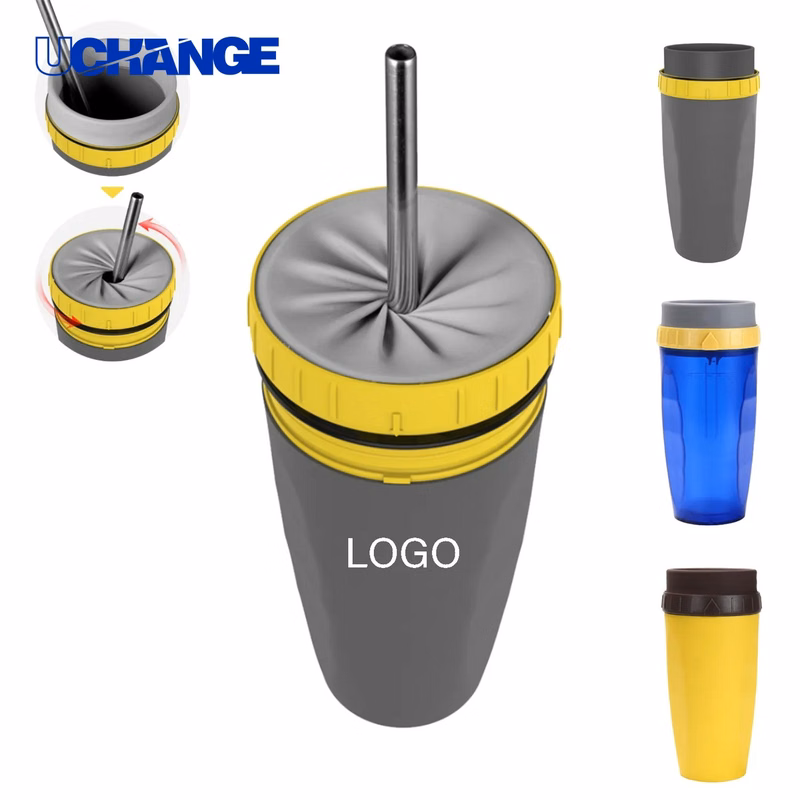 Lidless Twist Cup Open-Rim Design for Casual Beverage Use
