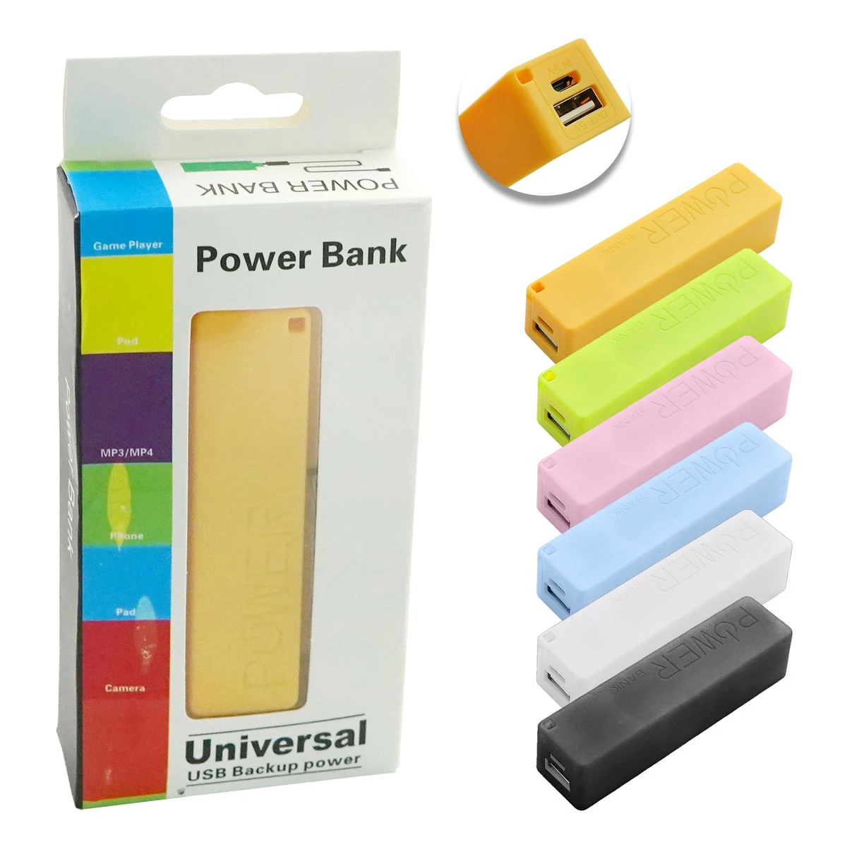 2600mAh Portable External Backup Battery Charger With Box 1