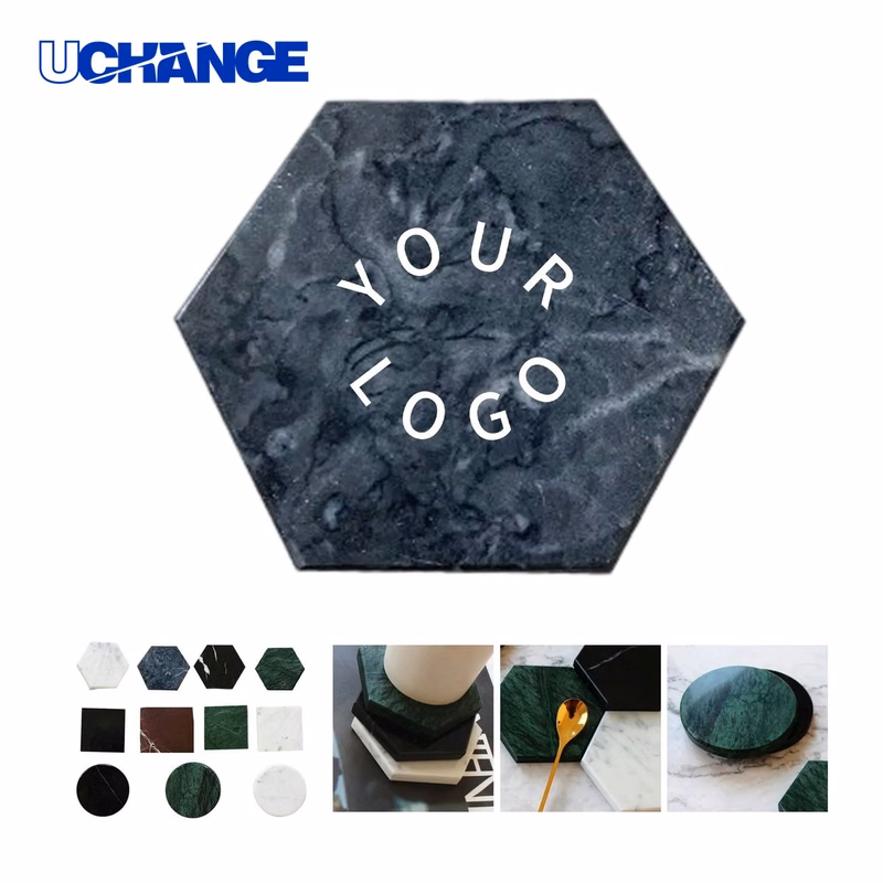 Marble Coaster Table Mat for Drinks