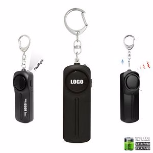 Bar Shaped Alarm Keychain With Flashlight And 120DB Panic Sound