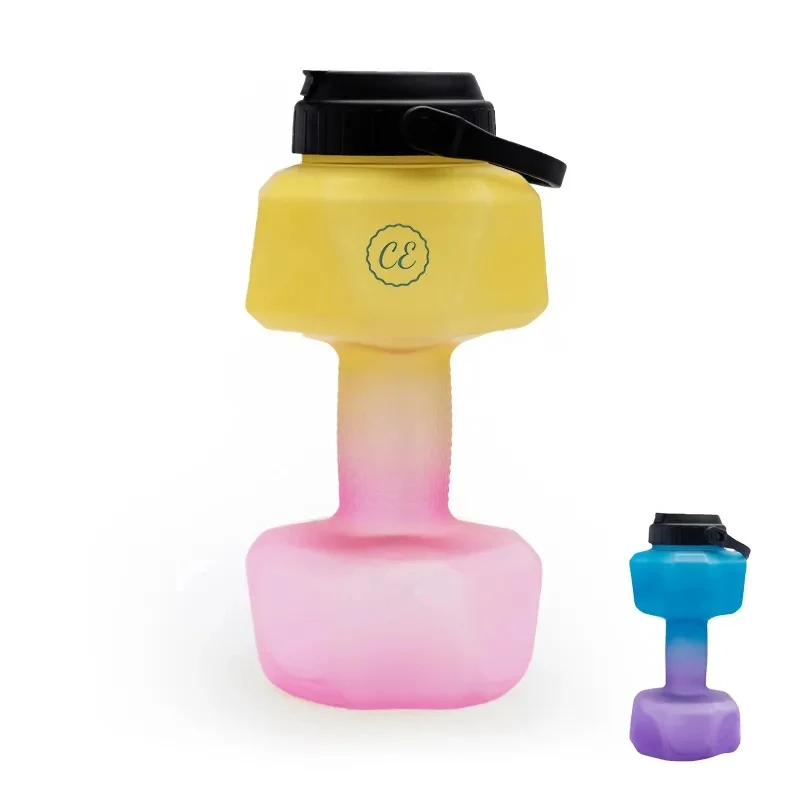 Dumbbell Water Bottle 2.6L Large Capacity 1