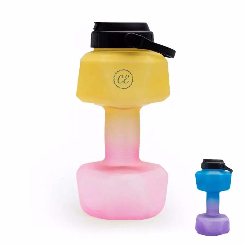 Dumbbell Water Bottle 2.6L Large Capacity