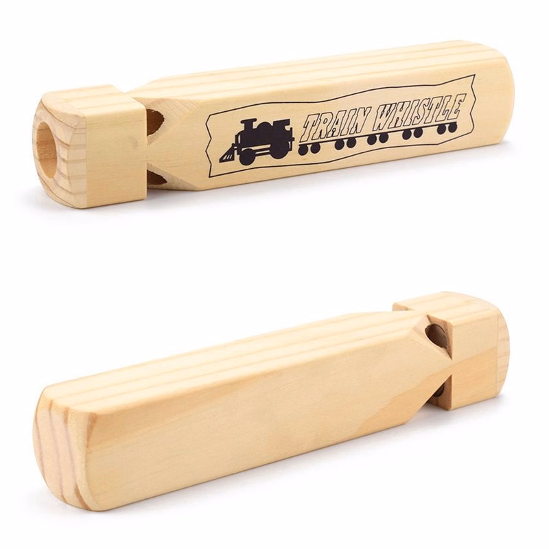 Solid Wood Train Whistle