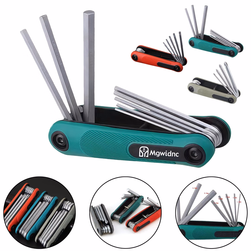 Folding Hex Screwdriver Set - Portable with Allen