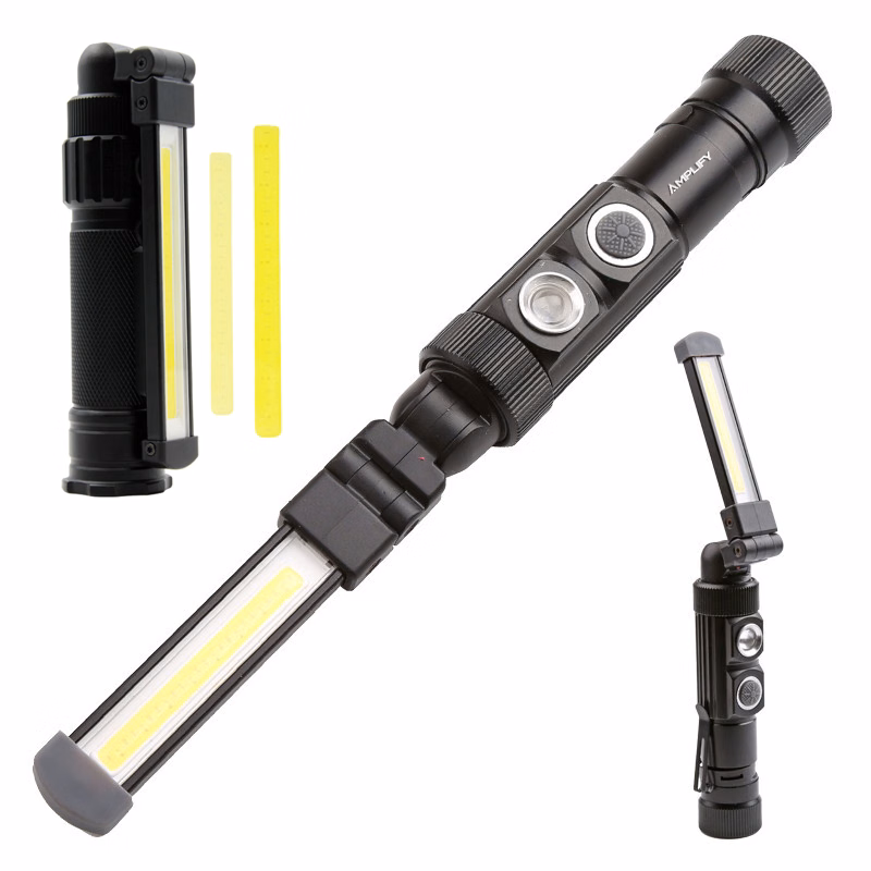 Ultralight COB Worklight + LED Flashlight