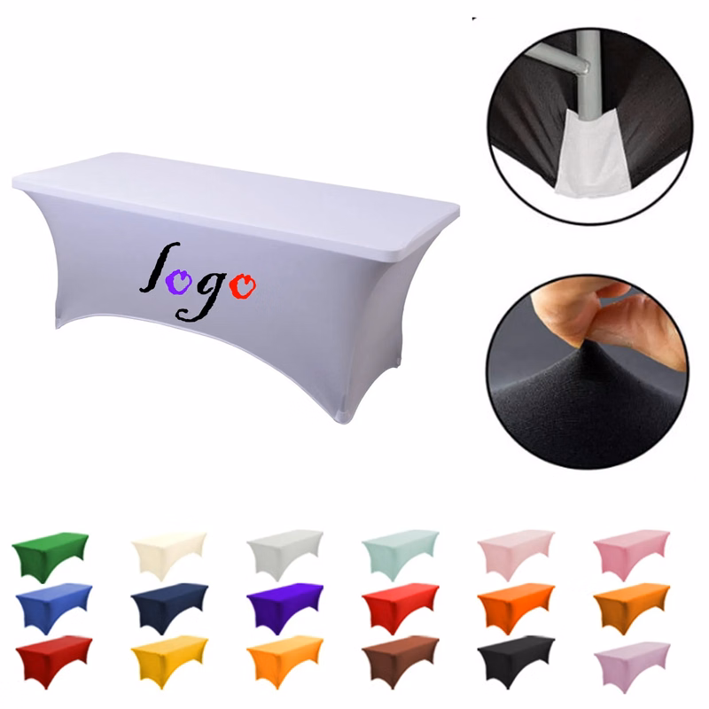 MOQ1 6FT Elastic Table Cover For Outdoor Events