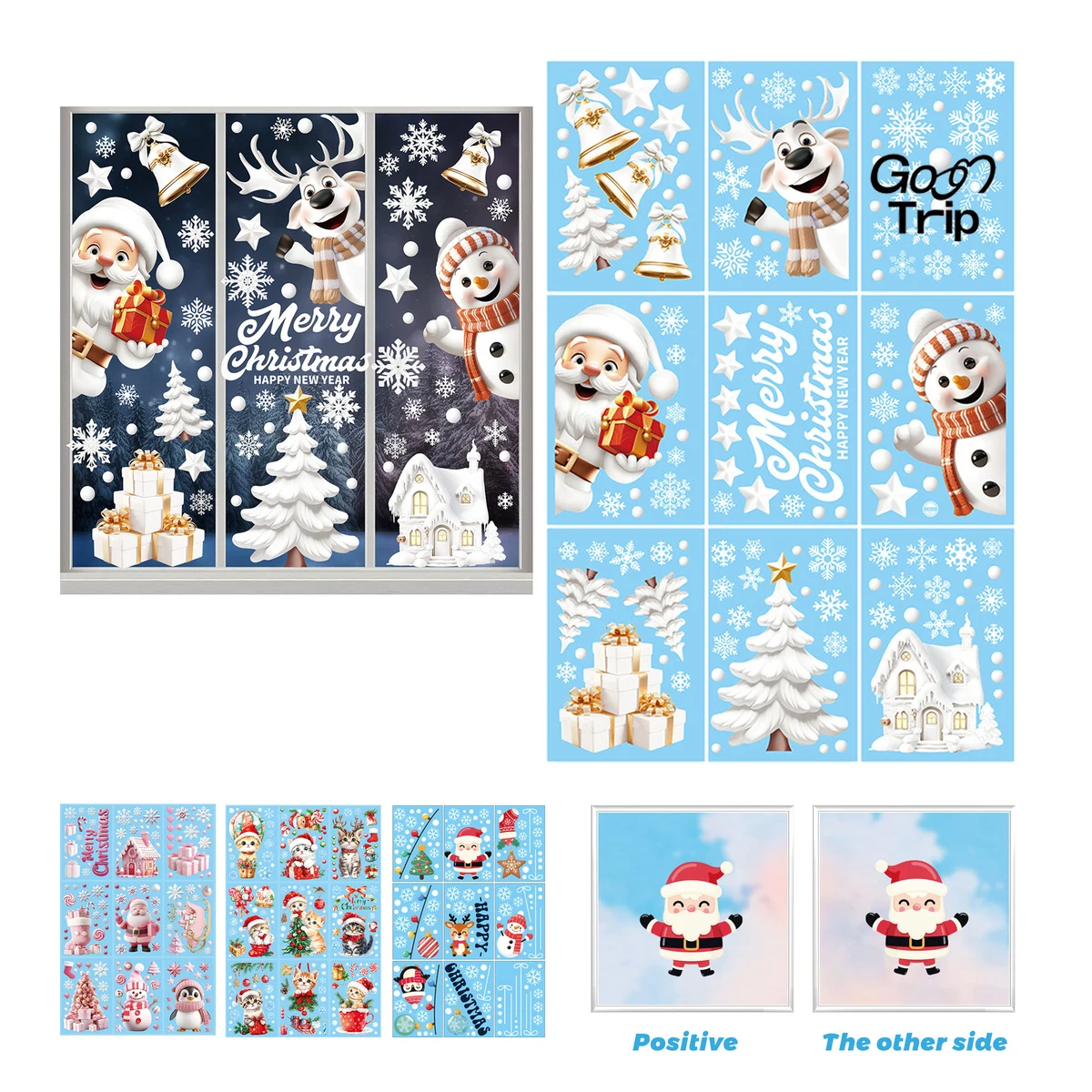Christmas Window Decals 1