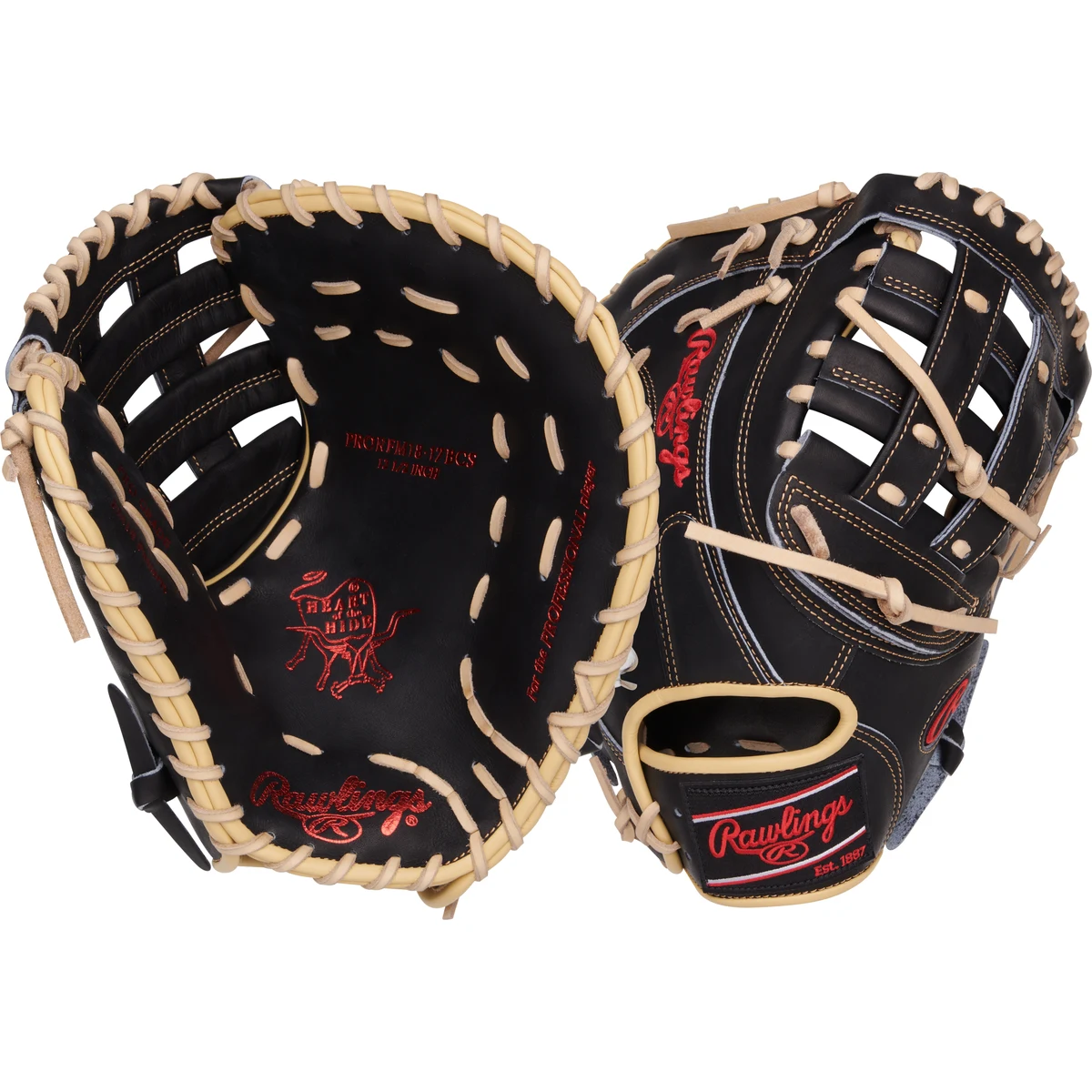 Rawlings Heart of the Hide 12.5 in Baseball Glove, Outfield 1