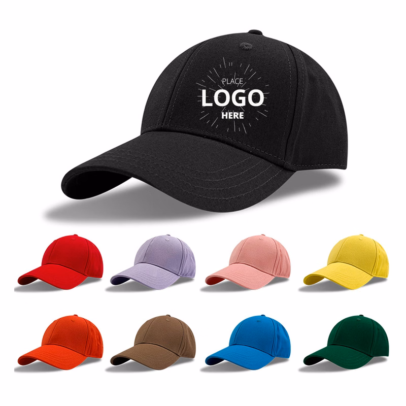 Cotton Soft Top Big Brim Baseball Hat