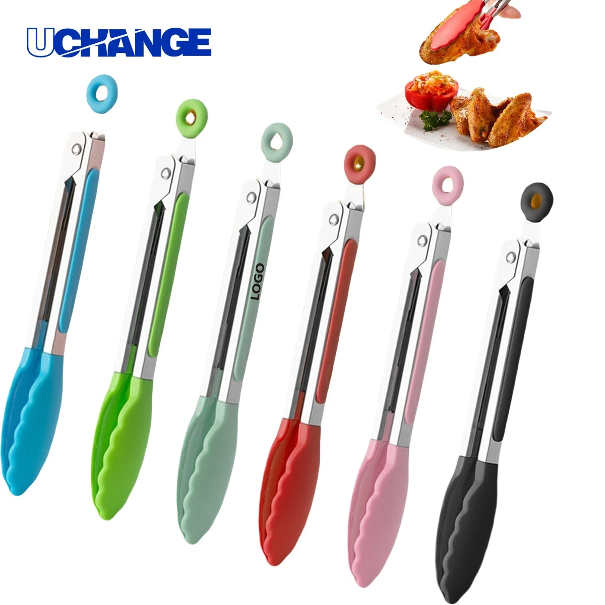 Silicone Kitchen Tongs Tool 1