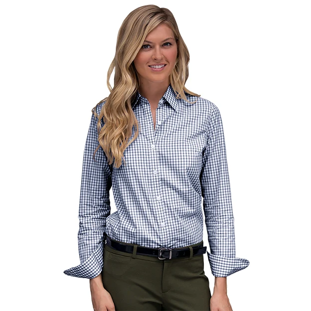 Women’s Easy-Care Gingham Check Shirt 1