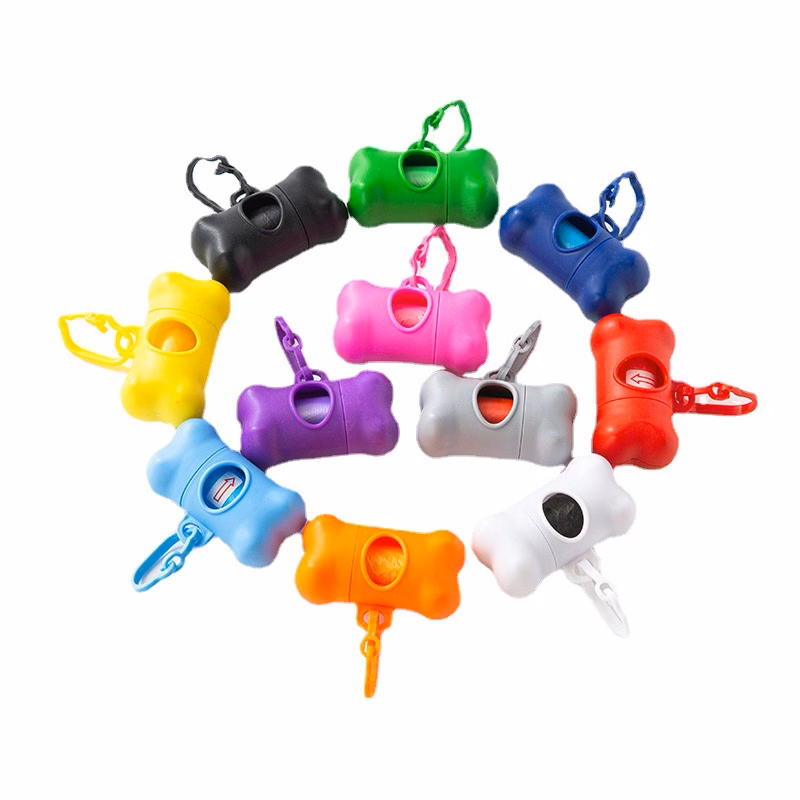 Bone Shaped Pet Waste Bag Dispenser with Poop Bags