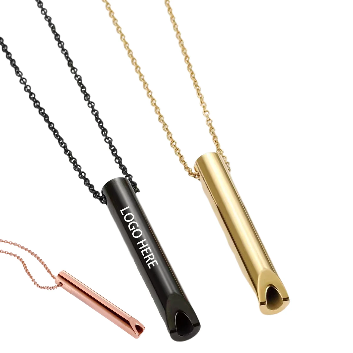 Metal Whistle Necklace 1