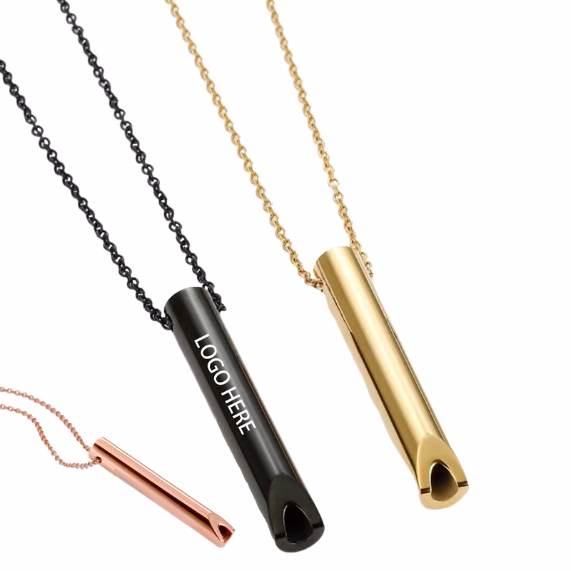 Metal Whistle Necklace