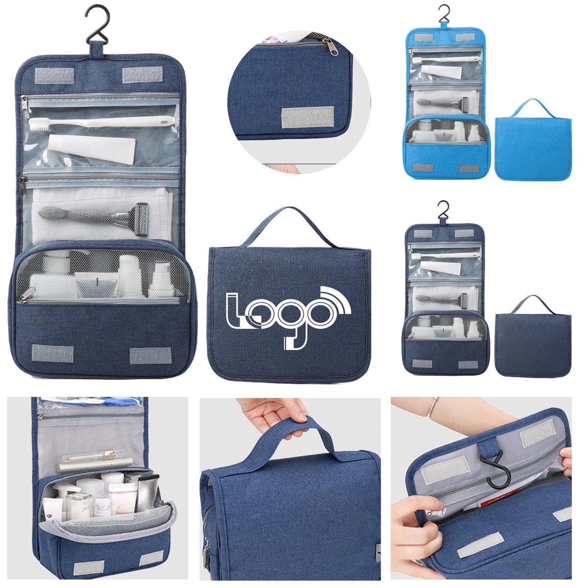 Large Capacity Hanging Toiletry Organizer 1