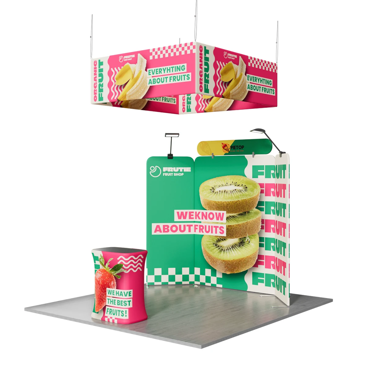10'x10' Tradeshow Booth Kit - H Kit 1