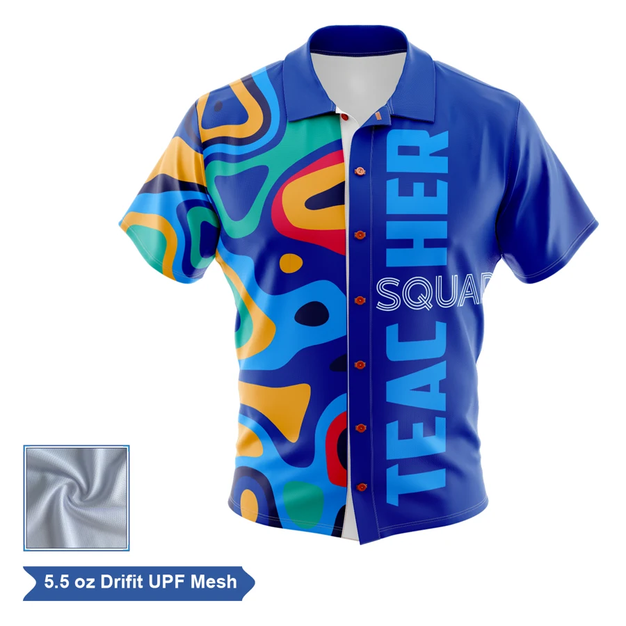 Sublimation UPF Mesh Camp Shirt - Men, Women, Kids 1