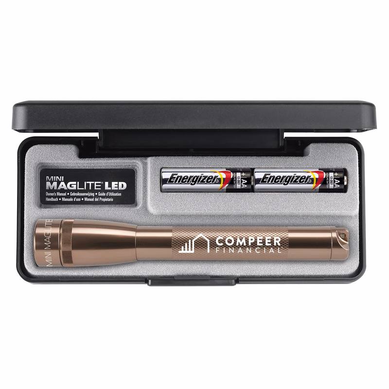 2 "AA" LED MINI MAGLITE® COPPER