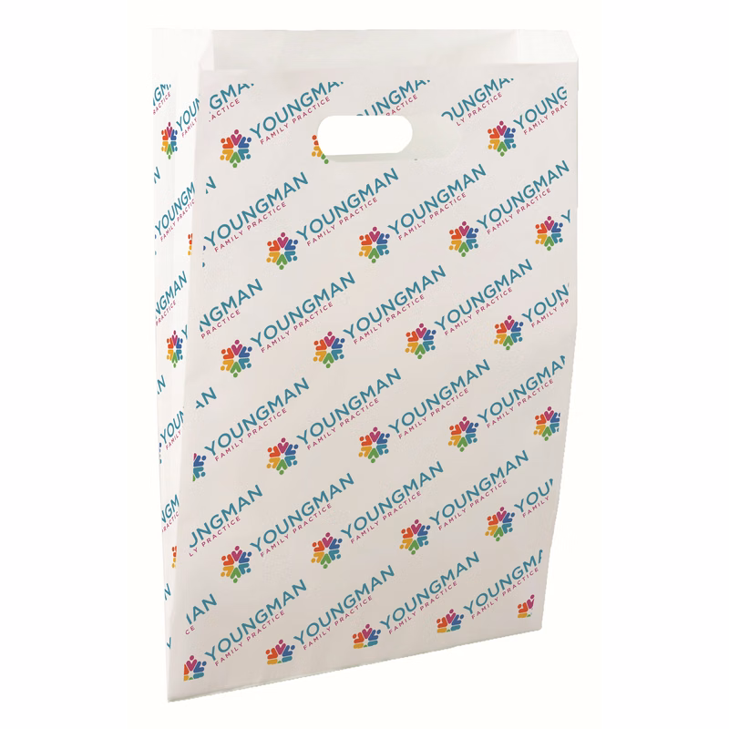 Digital Full Color 2-Sided Scatter Print Paper Bag (9" x 13" x 2.5")