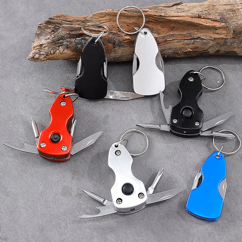 Four In One Lamp Tool Kit With Keychain
