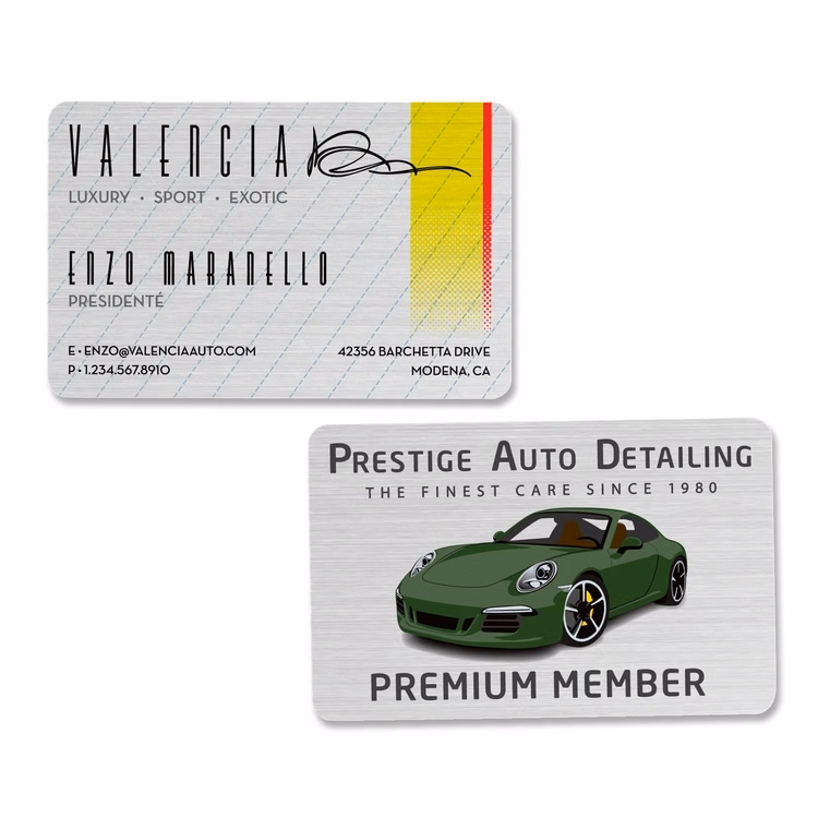 I.D. Membership Card - Aluminum